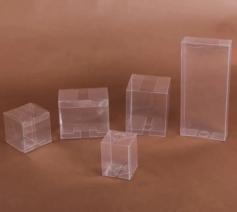 

30pcs/lot 16sizes Clear rectangle PVC box, Plastic transparent box pvc and packaging, PVC Display box FOR Gift