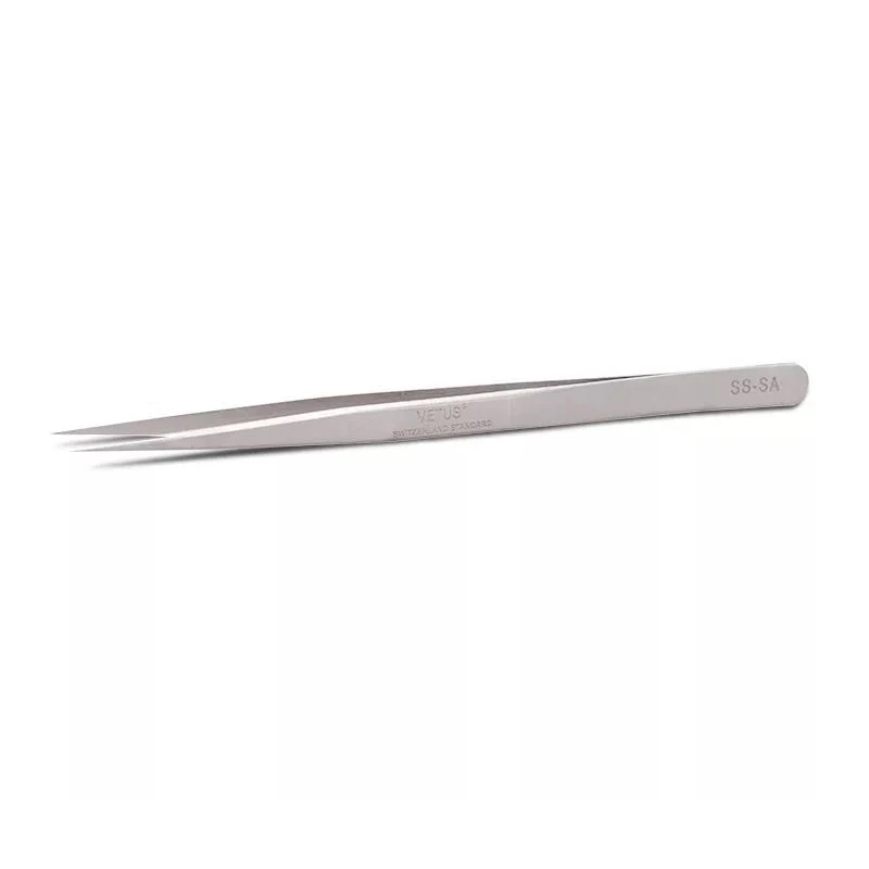 VETUS 14mm Pointed Tweezers Clamps Lengthened Medical Nest Maintenance High Precision Stainless Steel precision tweezers tweezer tool
