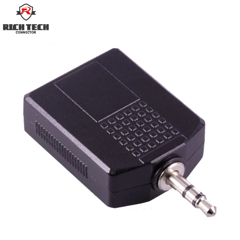 

2pcs 3poles stereo 3.5mm jack to 2x6.35mm jack Audio Converter Double jacks 6.5mm to 3.5mm Male Plug Audio Connector