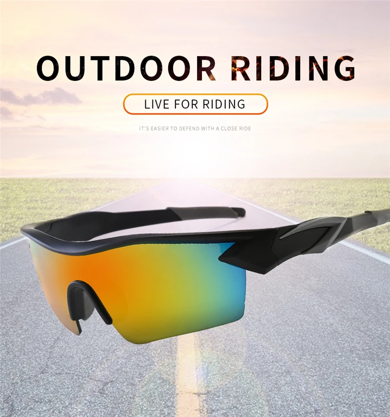 S Sunglasses Men HD Outdoor Sports Driving Glasses Eyewear Cycling Goggle Bike