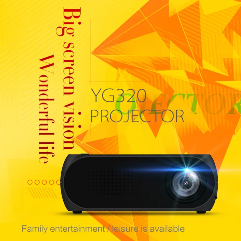 Portable Mini LED Movie Projector Home Theater Cinema Media Intelligent Display