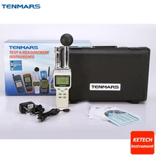 Ручной тепловой стресс влажная лампа черный Глобус температура WBGT измеритель влажности росы тестер USB с датальоггером 12 к показания TM188D