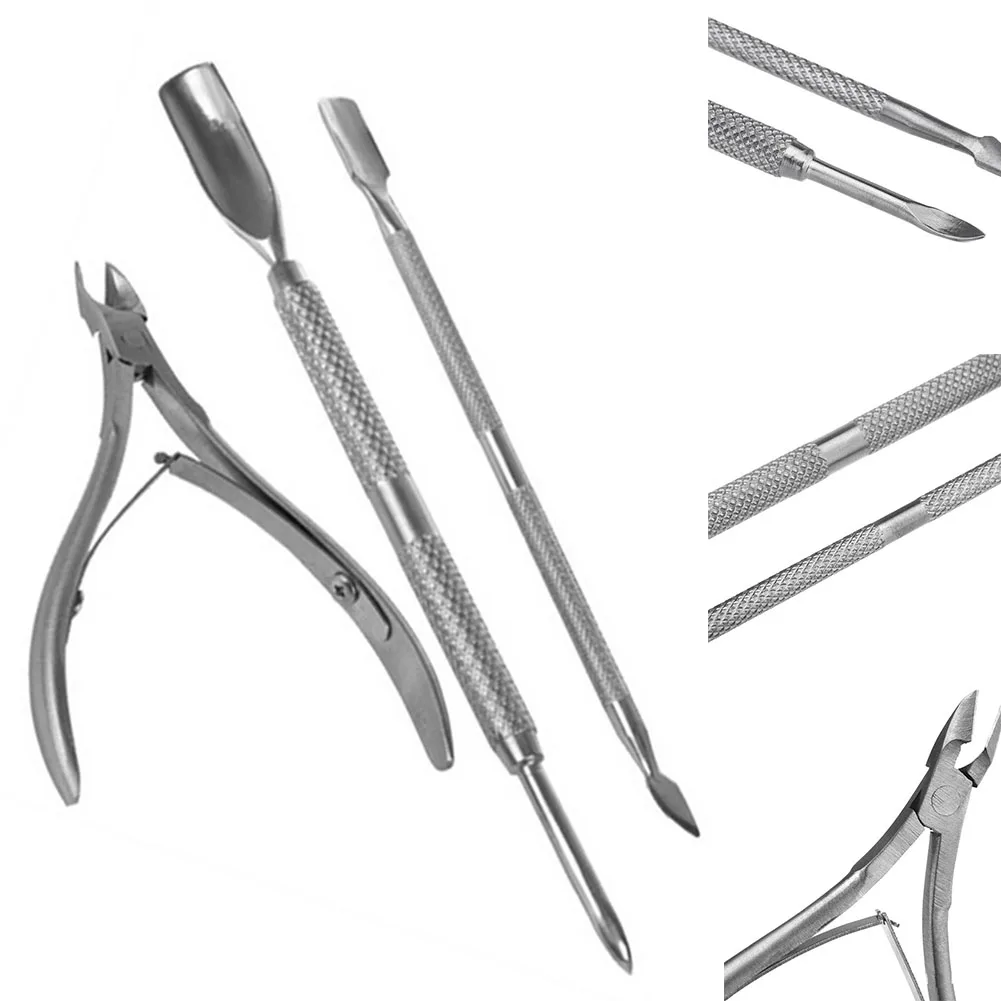 

Remover Durable Scissors Nipper Pusher Dead Skin Plier Exfoliating Tools Spoon Home Cuticle Nail Clipper Toe Cutter Peeling