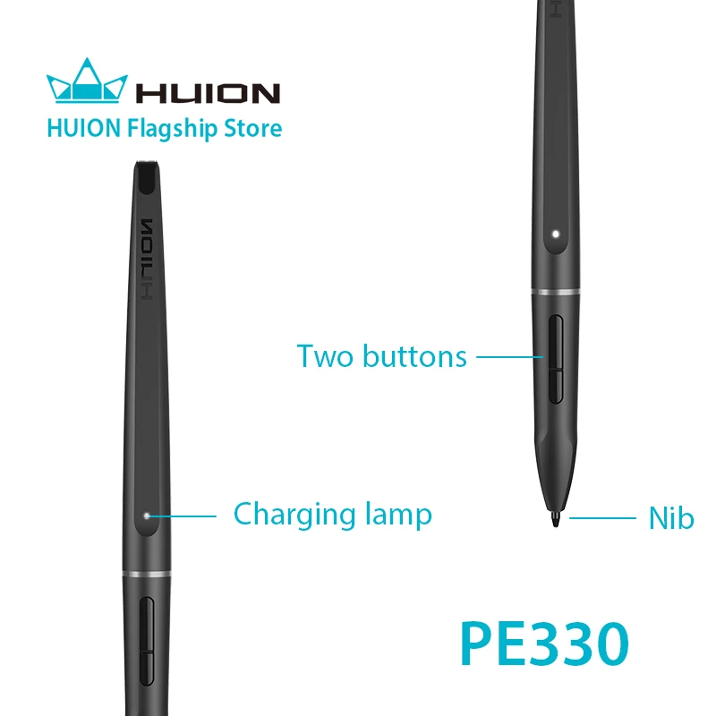 Huion перезаряжаемая ручка PE330 для GT-191/GT-221 PRO/GT-156HD/GT-220 V2(8192)/GT-156HD V2