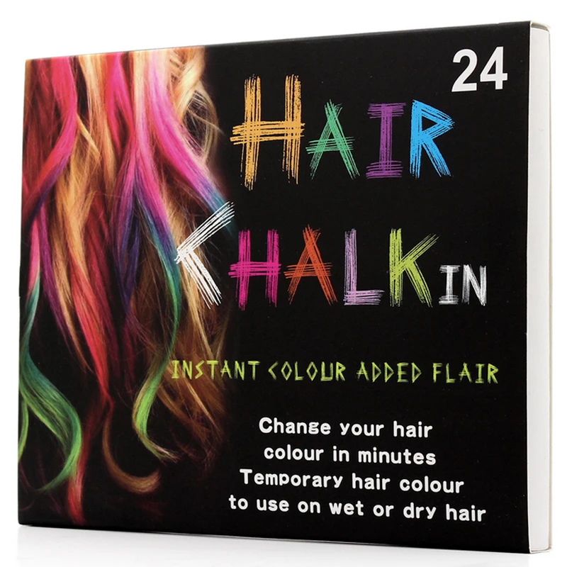 Hot Sale 24 Colors Temporary Hair Chalk Set Soft Hair Crayons Chalk Pastel Painting Professional Blue Hair Dye Coloured Hair Dye Hot Sale 24 Colors Temporary Hair Chalk Set Soft Hair Crayons Chalk Pastel Painting Professional Blue Hair Dye Coloured Hair Dye