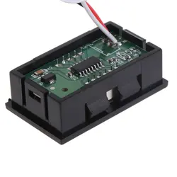 Мини-вольтметр тесты er цифровой Напряжение тесты батарея DC 0-30 в красный/синий/зеленый авто
