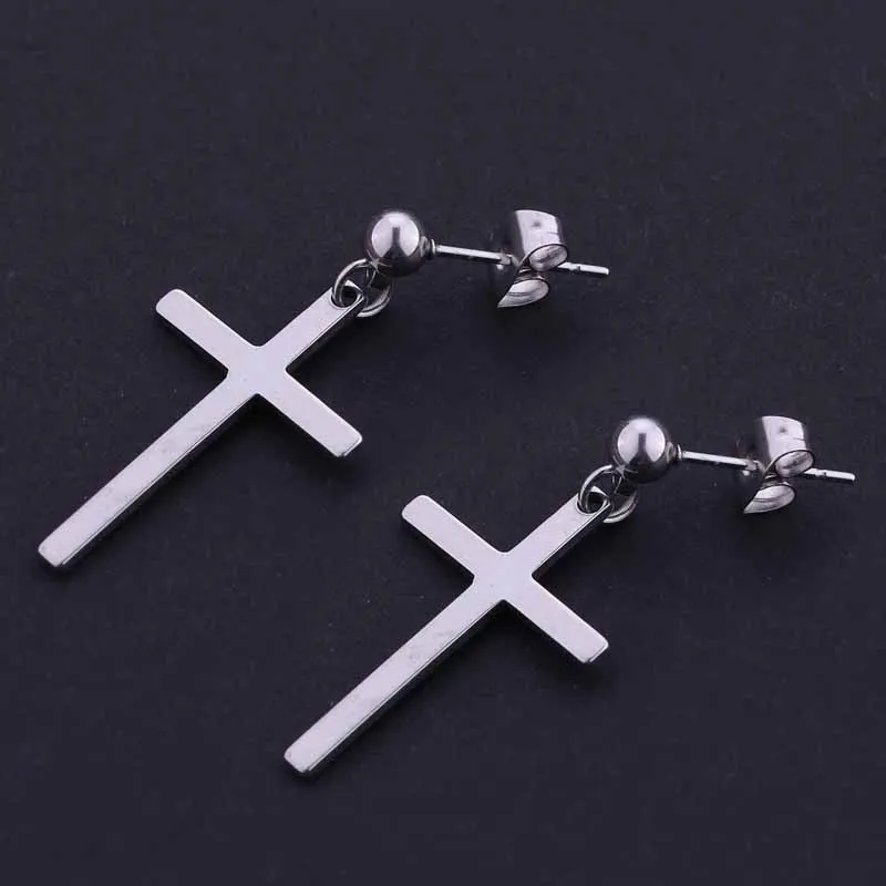 Cross Pendant Earring Stud Yonggang Jewelry Dangle Earrings