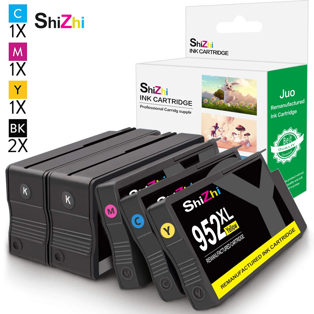 SHIZHI Замена чернильных картриджей для HP 952 XL OfficeJet Pro 8710 8720 7720 8730 7740 8216 8210 8716 8715