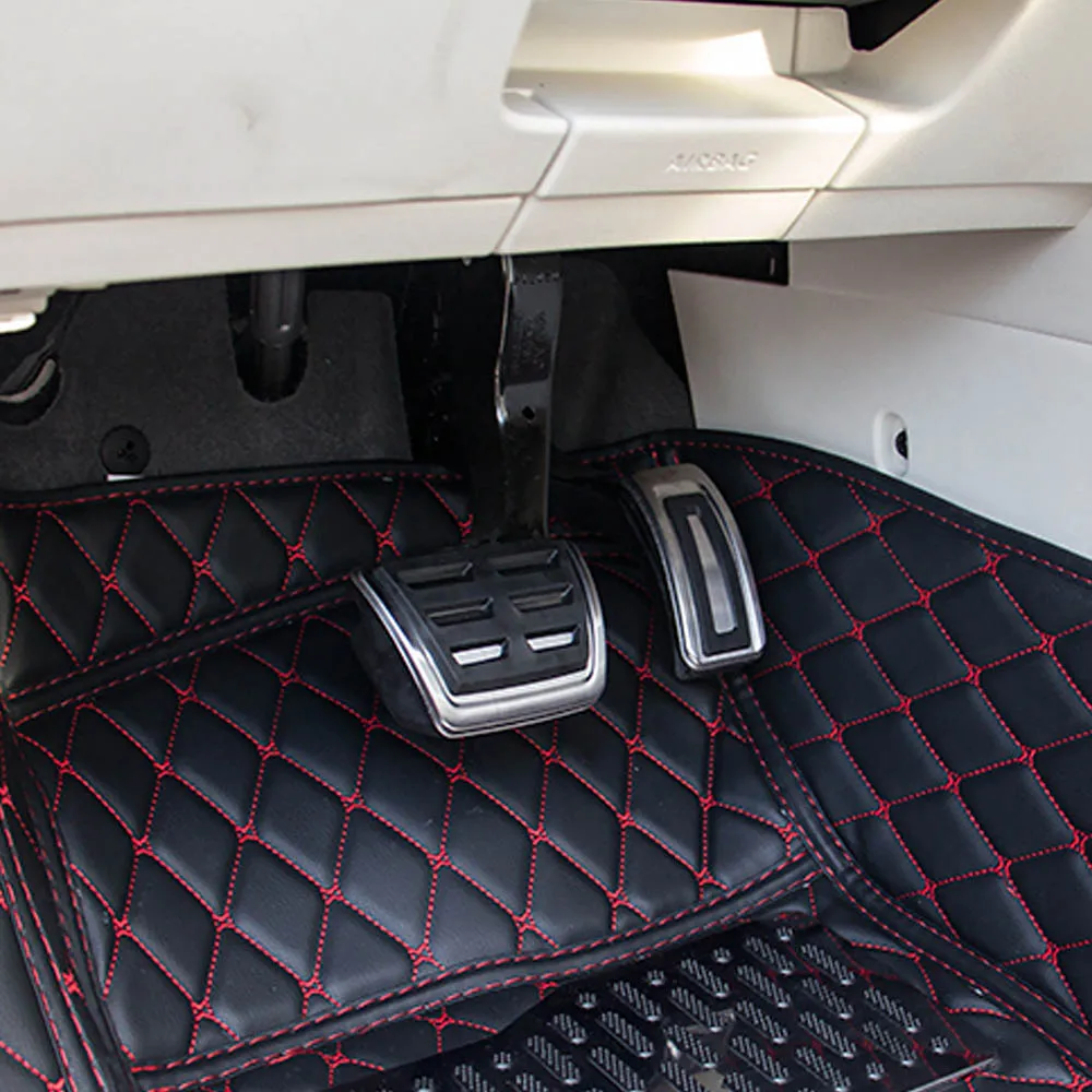 For Volkswagen VW Tiguan MK2 LHD Aluminum Alloy Car Fuel Brake Pedal Rest Foot Pedals Cover Car accessories