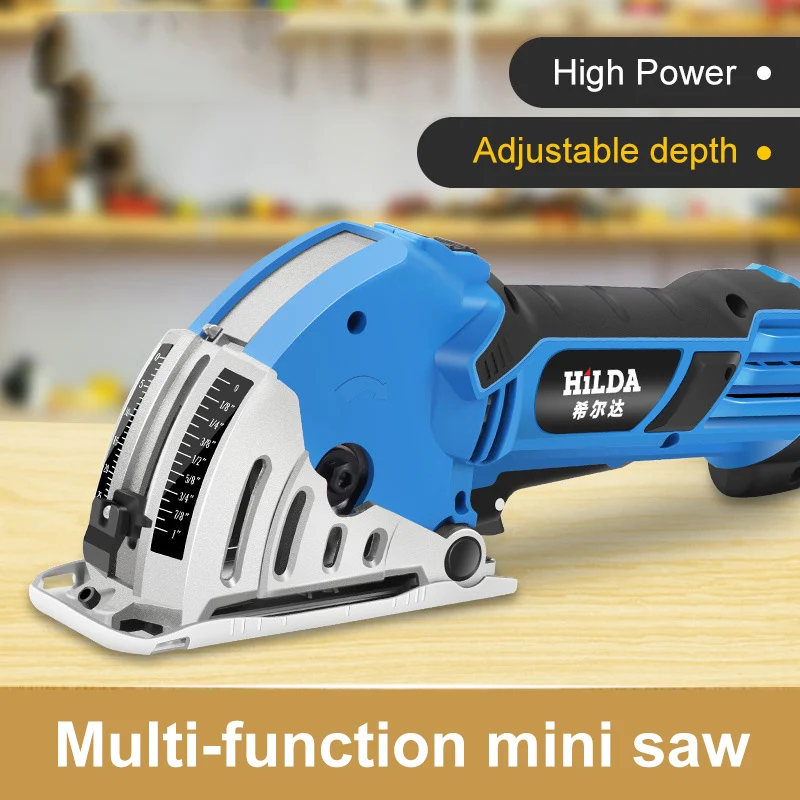 Acrylic Electric Circular Saw Power Tools Rotary Tool Circular Saw Blades With Slide Rails Multi-Function Portable Chainsaw