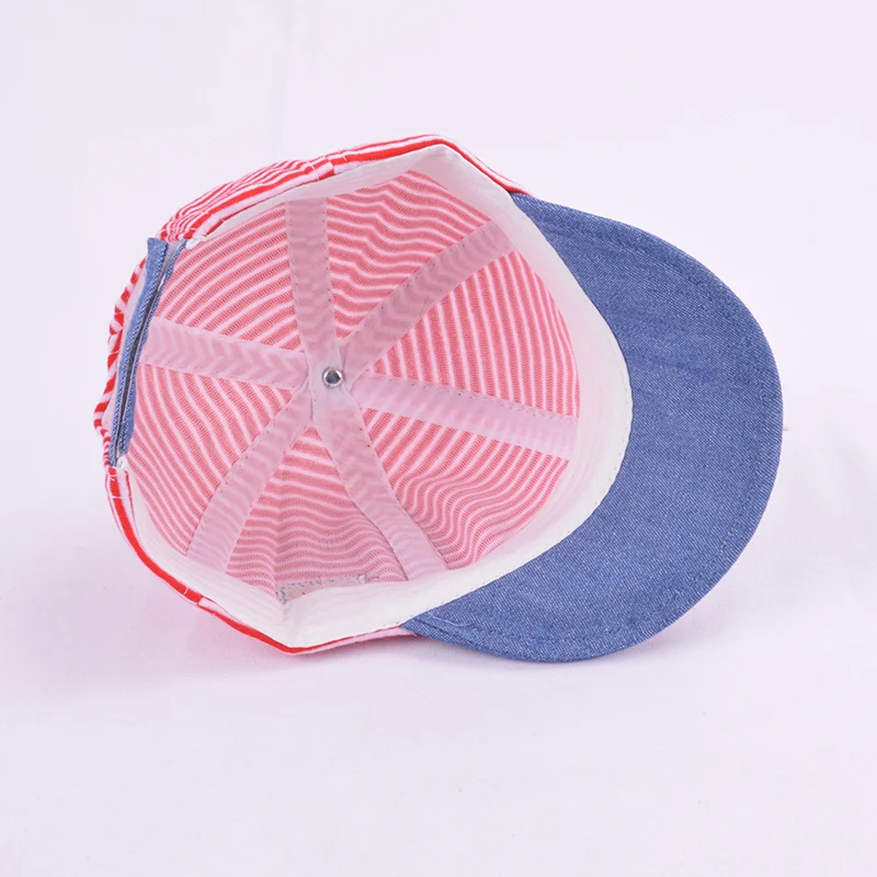 Baby Baseball Cap Cute Striped Infant Sun Hat Spring Summer Outdoor Toddler Girl Boy Snapback Hip-Hop Hats 3-24M 3
