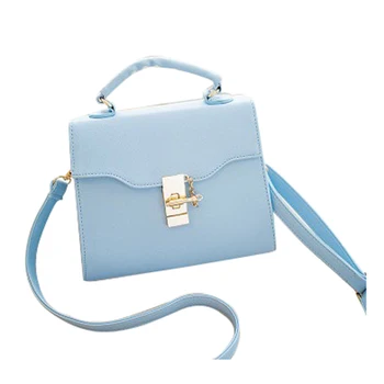

Ladies shoulder Messenger hook small square bag handbag fashion hard hasp