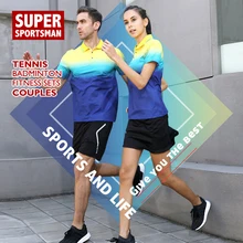 Мужские и женские парные костюмы для фитнеса, тренировок, бега, бега, занятий спортом, волейбола, шорты для настольного тенниса, форма для бадминтона, тренировочная спортивная одежда