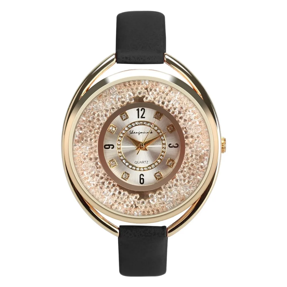 

Watch Women Famous Brand Bracelet Clasp Bracelet Ladies Rose Diamond Leopard For Women Clock Hot Sale Women Dress 2018 M3