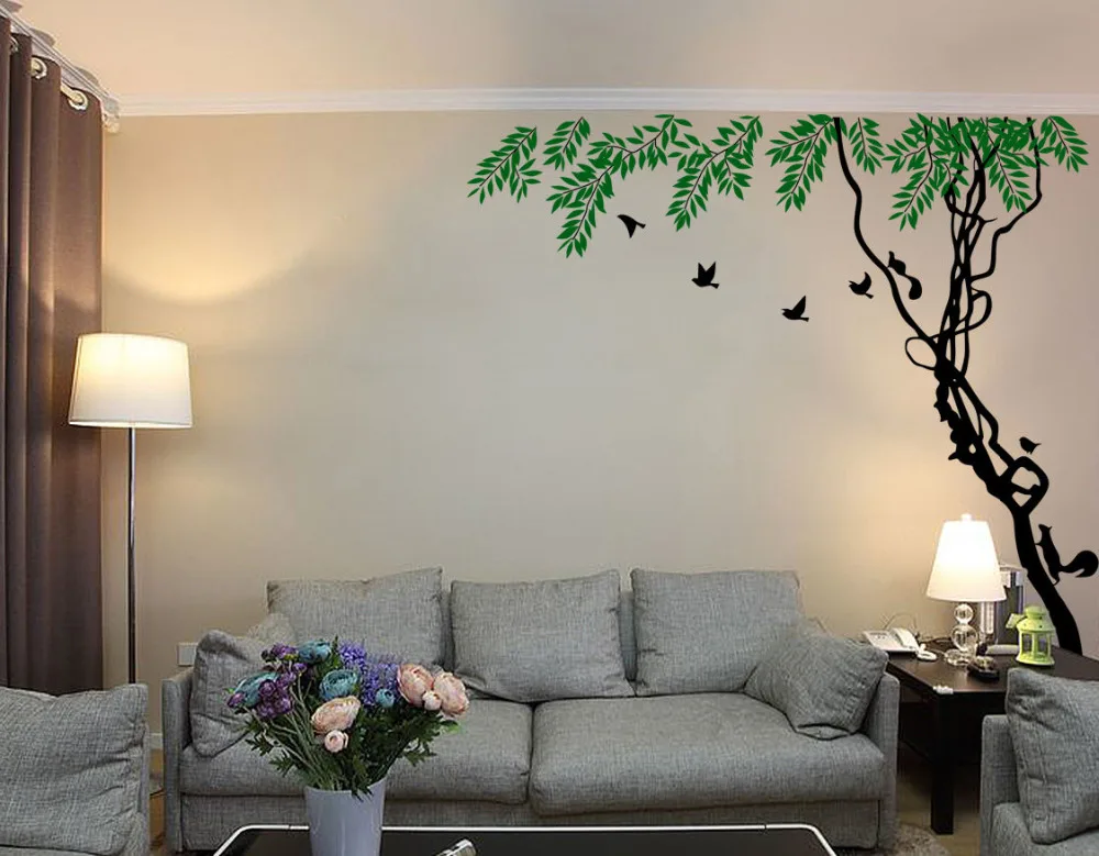 Birch Forest Tree Room Wall Stickers Decal Vinyl Decorwall sticker