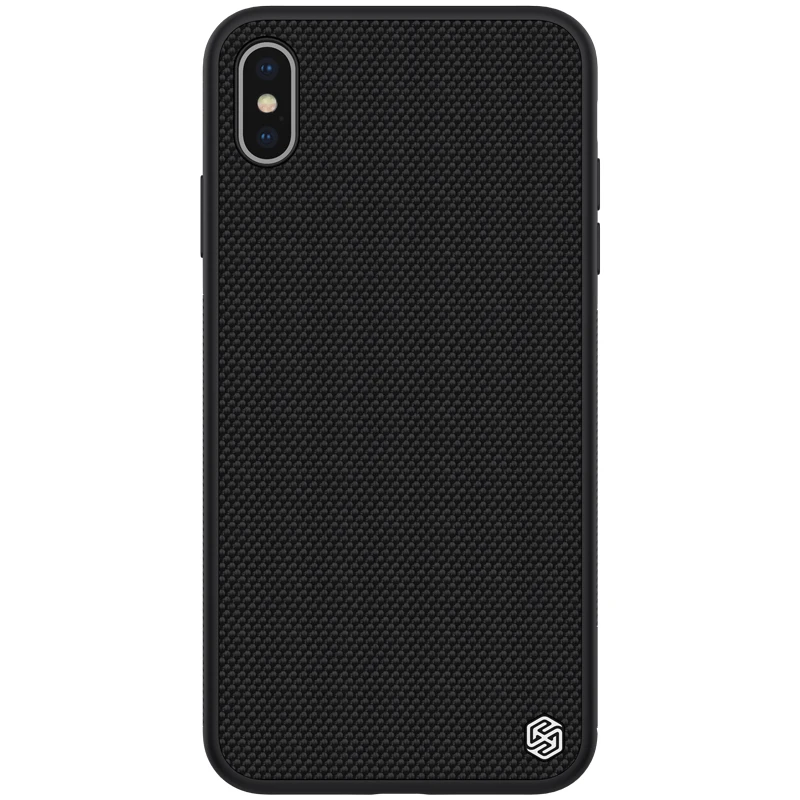

Case For Apple iPhone Xs Max Original NILLKIN Nylon Fiber Textured Phone Case For iPhone Xs X Protective Phone Shell Cover Case