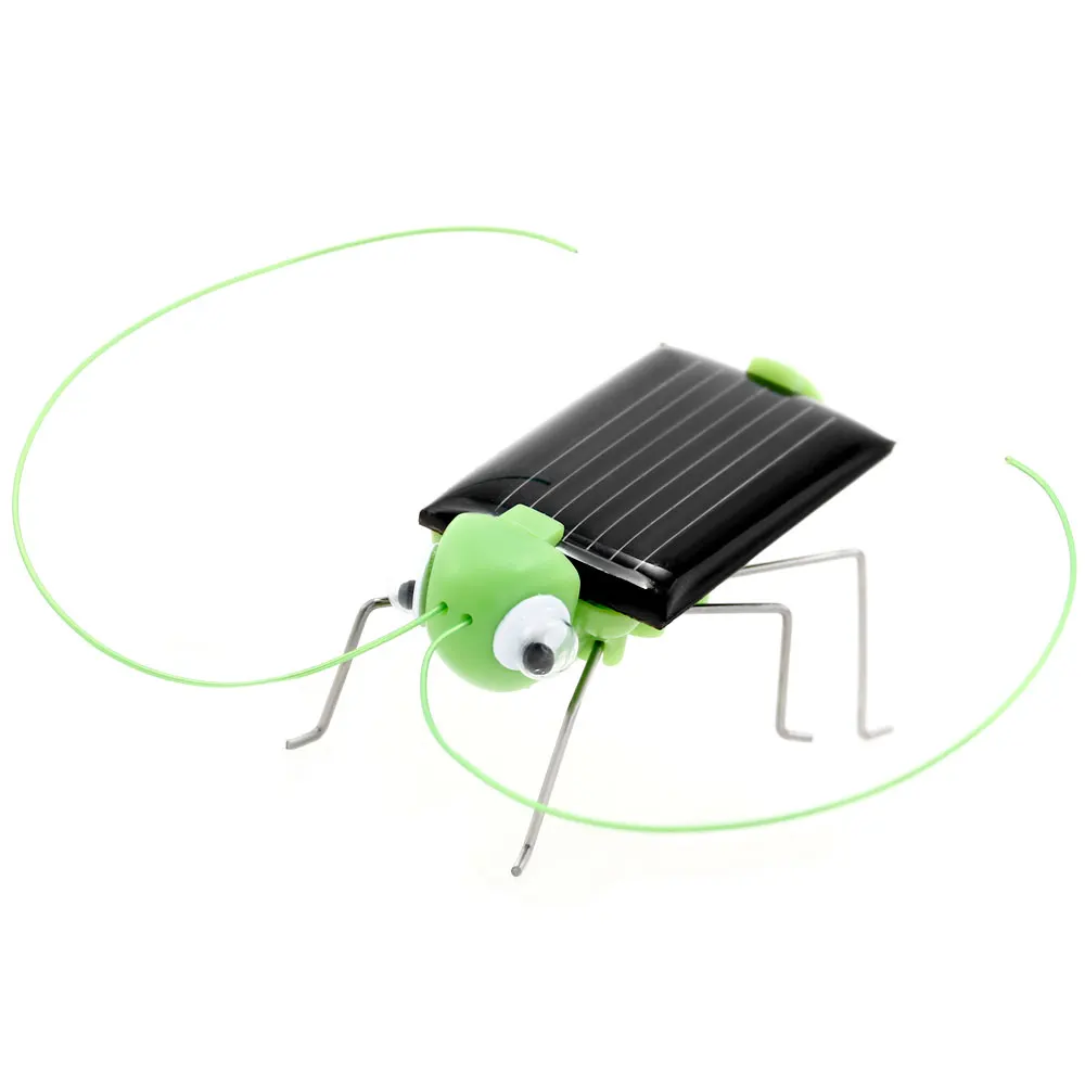 Solar Energy Powered Cricket Toys Robot Insect Kids Gift Educational Learning Solar