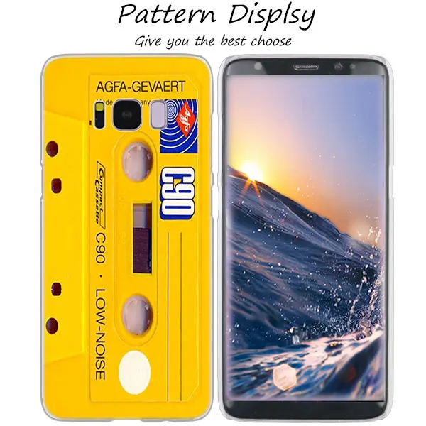 MLLSE классический старый кассета модный прозрачный чехол для samsung Galaxy S10 Lite S9 S8 Plus S7 S6 Edge S5 S4 Mini чехол - Цвет: 013