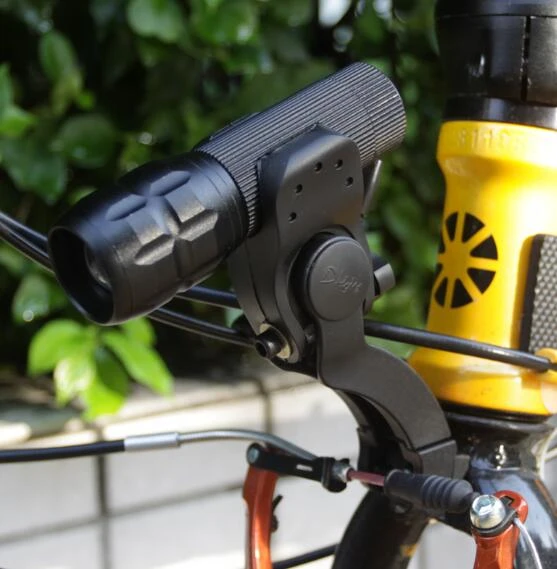 Folding Bicycle Road Bike MTB Fork Extender Flashlight Holder Mount Bracket