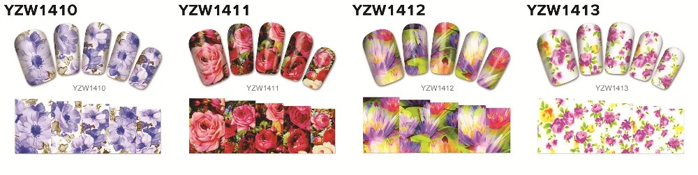 YWK 1 лист Горячие золотые стикеры 3D на ногти Nail Art DIY ногтей декоративные наклейки фольга обертывания Маникюр Инструменты для укладки(YZW-6027