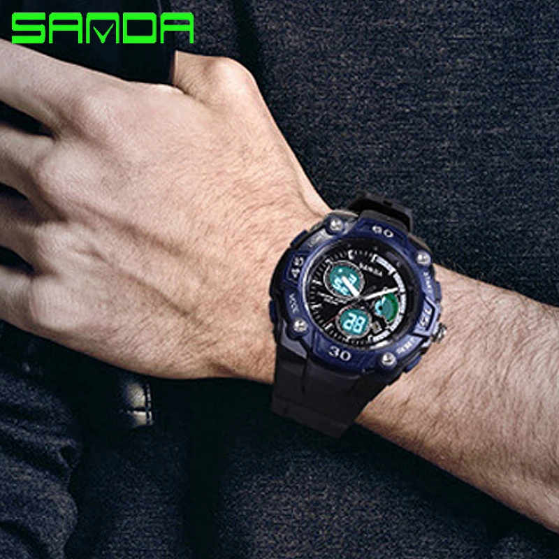2016 Luxury Brand SANDA Men Army Military font b Watch b font Men s Quartz Hour 2016 Luxury Brand SANDA Men Army Military font b Watch b font Men s Quartz Hour