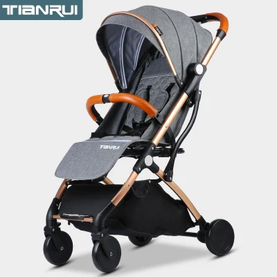 dark grey Оригинальная детская коляска на колесиках, складная коляска, Bebek Arabasi, легкая коляска - Цвет: dark grey