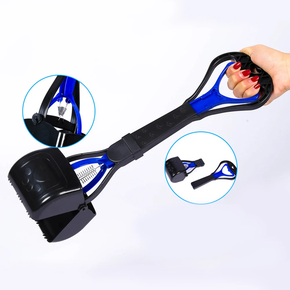 

Jaw Long Handle Removable Portable Pet Pooper Scooper Cat Outdoor Puppy Clean Dog Waste Home Pick Up Excreta Tools