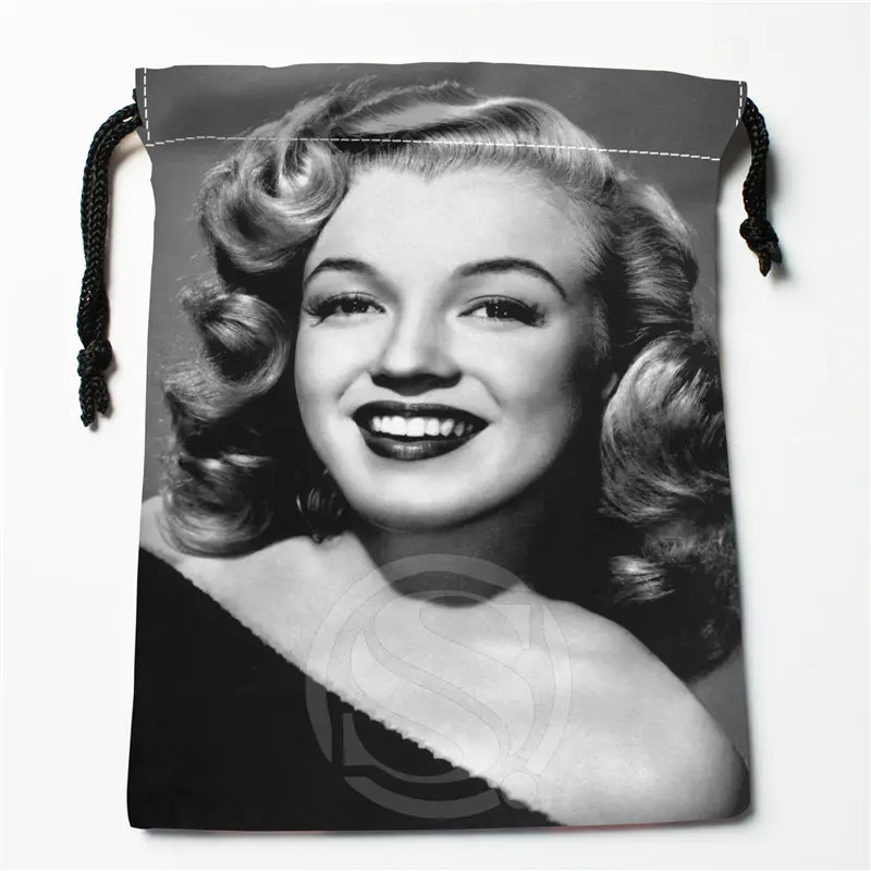 J w9 New Marilyn Monroe 4 Custom Printed receive Bag Compression Type drawstring bags size 18X22cm