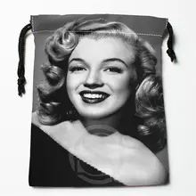 J&w9 New Marilyn Monroe #4 Custom Printed receive Bag Compression Type drawstring bags size 18X22cm W725&JYi9