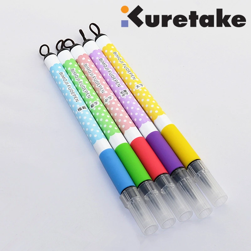 ZIG BIMOJI FUDE Pen Kuretake Brush Pen Colorful Japan