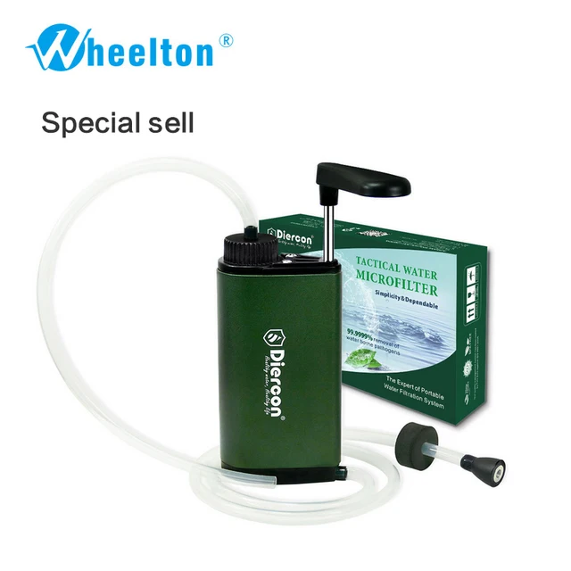Portable Water Filter For Travel Hand Pump Test Kit Outdoor Portable Water Filter For Travel Hand Pump Test Kit Outdoor Filtration System Purifier