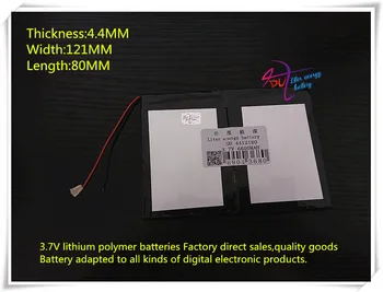 

3.7V 6600mAH 4412180 Polymer lithium ion / Li-ion battery for tablet pc cell phone POWER BANK