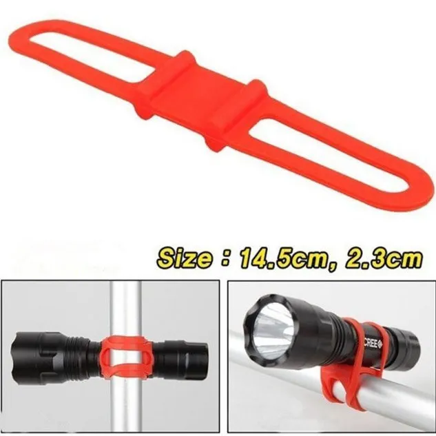 Flash Deal 1pcs Bicycle Cycling Silicone Elastic Strap Bandage light lamp Mount Holder Free Shipping 2 Flash Deal 1pcs Bicycle Cycling Silicone Elastic Strap Bandage light lamp Mount Holder Free Shipping 2