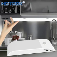 HOTOOK Ночные Огни СВЕТОДИОДНЫЕ ИК-Движение Аккумуляторная Датчик Света Беспроводной СВЕТОДИОДНЫЕ