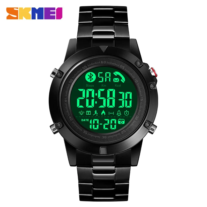 

2019 SKMEI Sport Smart Watch 1500 Bluetooth Fitness Tracker Pedometer Call Remind Calorie Waterproof Smartwatch Smart Wristband