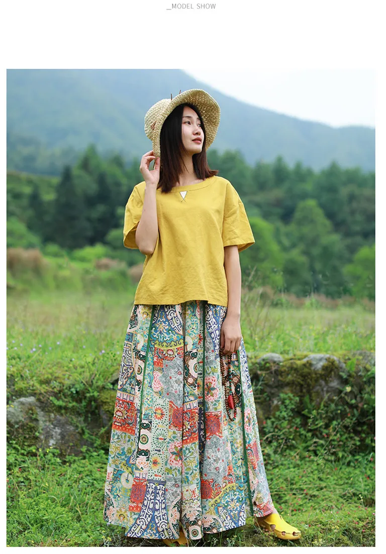 LZJN Women Tops Blouses 2019 Summer O Neck Short Sleeve Cotton Linen Shirt Casual Loose Work Blouse Retro Party Top Blusas  (11)