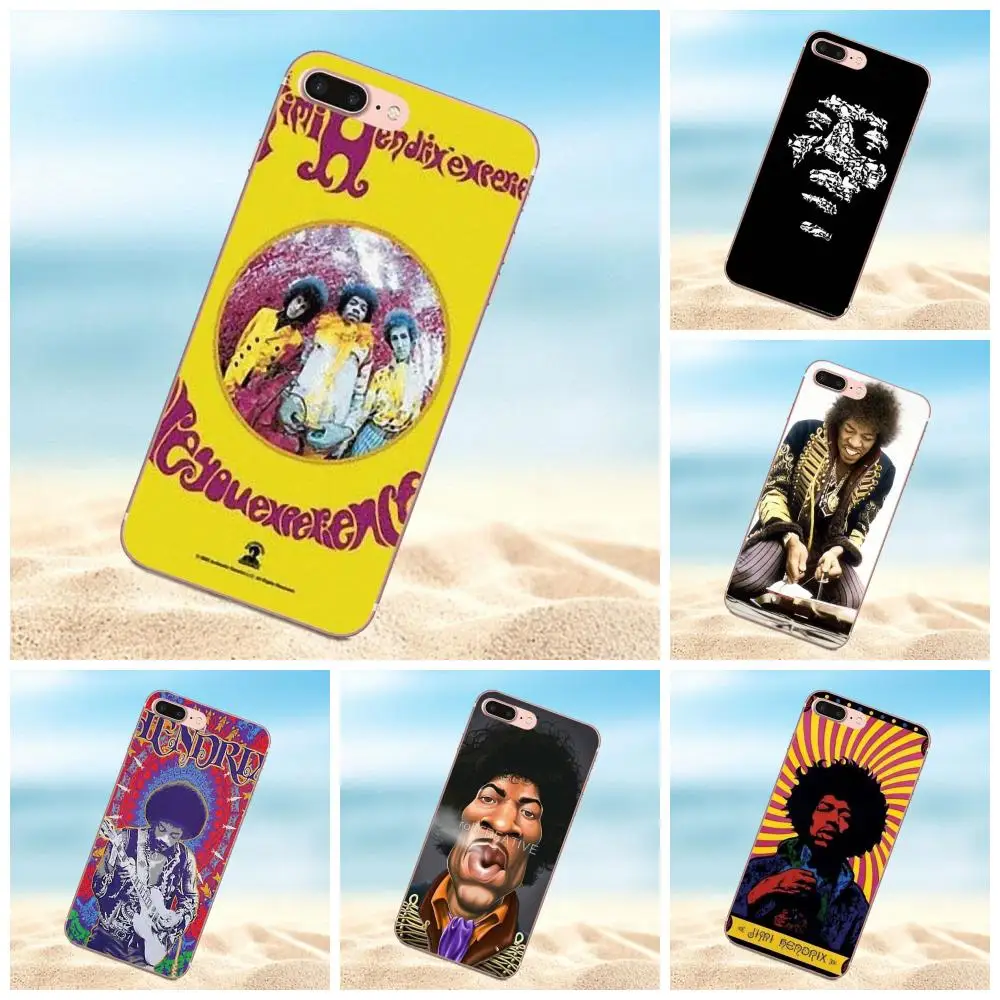 

Qdowpz Jimi Hendrix Protective Soft Protective Case For Apple iPhone X 4 4S 5 5C 5S SE 6 6S 7 8 Plus