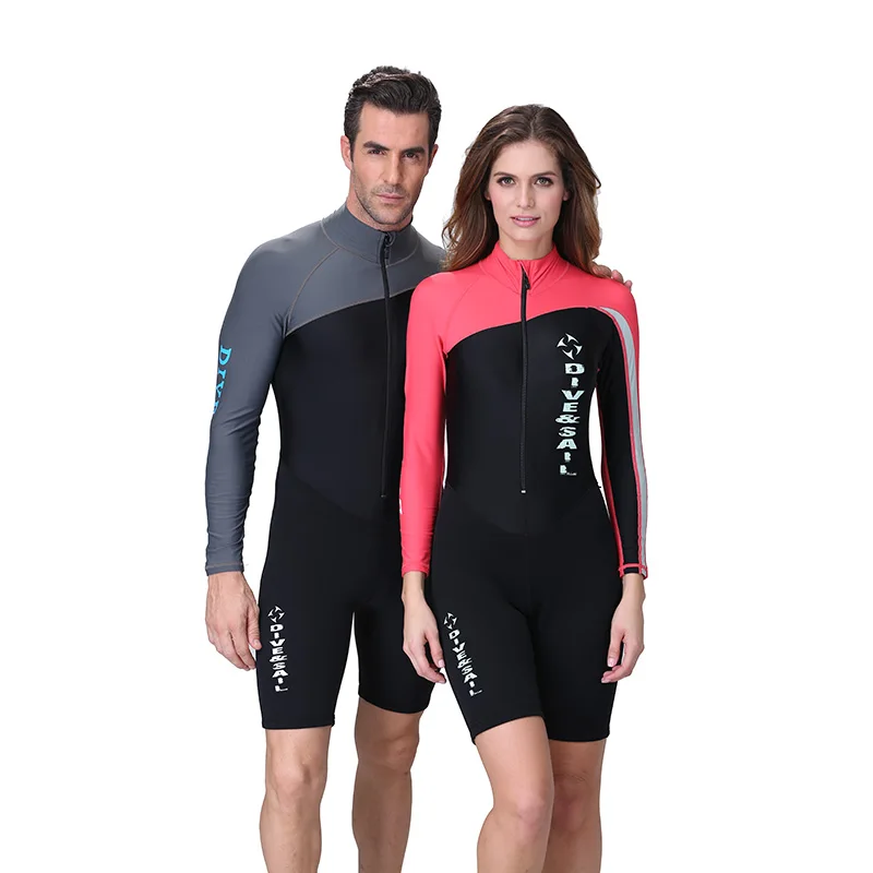 

Men Neoprene Wetsuits Surf Suit Long Sleeve Diving Suits Women Swimwear Fishing Clothing Sport Scuba Swimsuits Jumpsuit