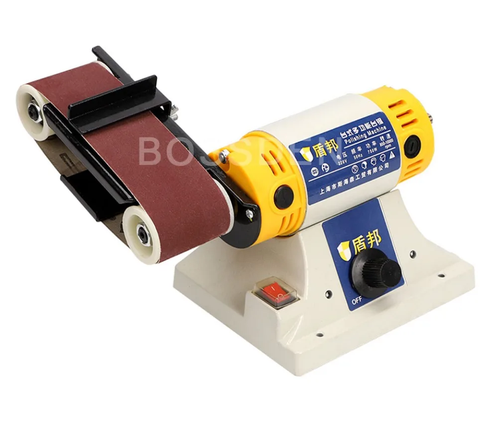 Bossden Desktop Multi Fungsi Belt Mesin Polishing Mesin Penggiling Logam Meja Mesin Mill G Alat Abrasif Aliexpress