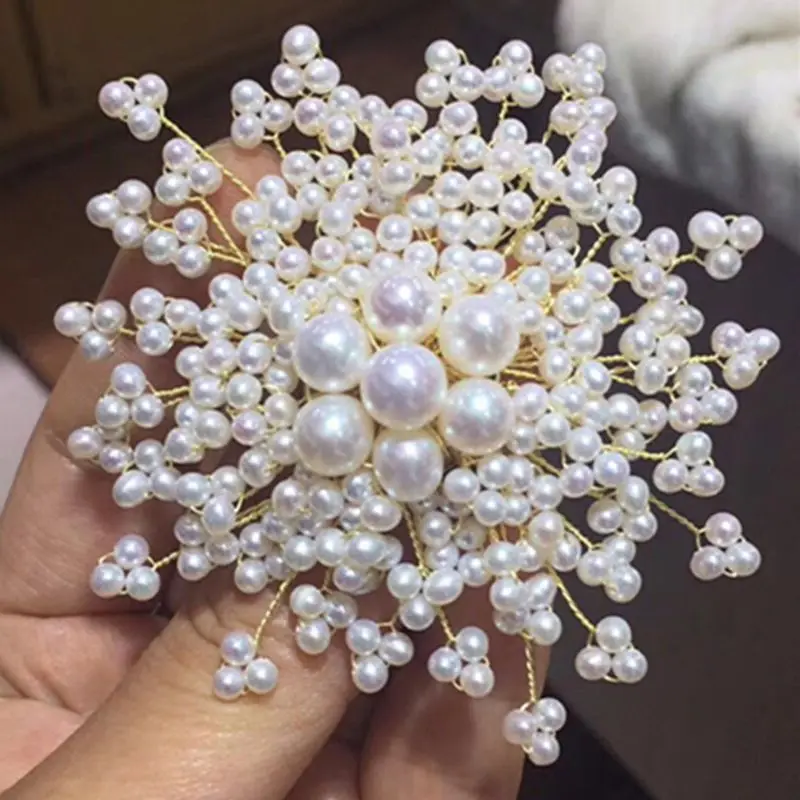 

Simple Women Brooch Imitation Pearl Hairpin Wild Multi-function Clip Jewelry Clothes Accessories Pin Gifts