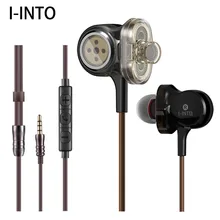 100 Original I INTO i8 3DD 6 drive HIFI stereo Earphone pop music bass DJ 3