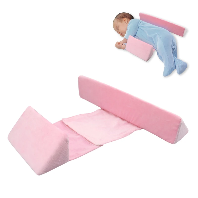 

2018 Baby Shaping Styling Pillow Cushion Anti-rollover Side Sleeping Pillow Triangle Infant Baby Positioning Pillow Cushion