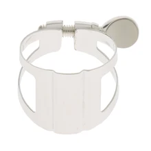 25 мм металлический кларнет Лигатура мундштука зажим шеи винт для деревянных частей инструмента