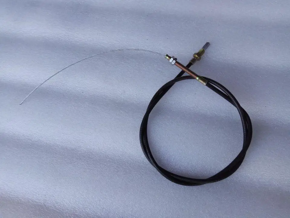 

JINMA 254 284 tractor parts, the throttle cable (total length 145cm), part number: