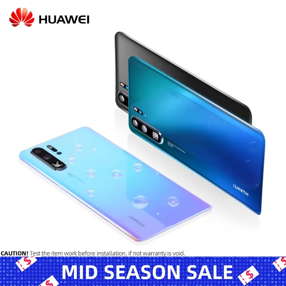 

Original Back Housing For HUAWEI P30 Pro Back Cover Glass Battery with Camera Lens Replacement For Huawei P30 Back Battery Cover