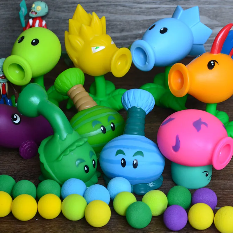 18styles New Popular Game PVZ Plants vs Zombies Peashooter PVC Action