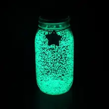 DIY Starry Wish Bottle 10g Luminous Glow Paint Pigment Party DIY Bright Paint Star Wishing Bottle Fluorescent Particles
