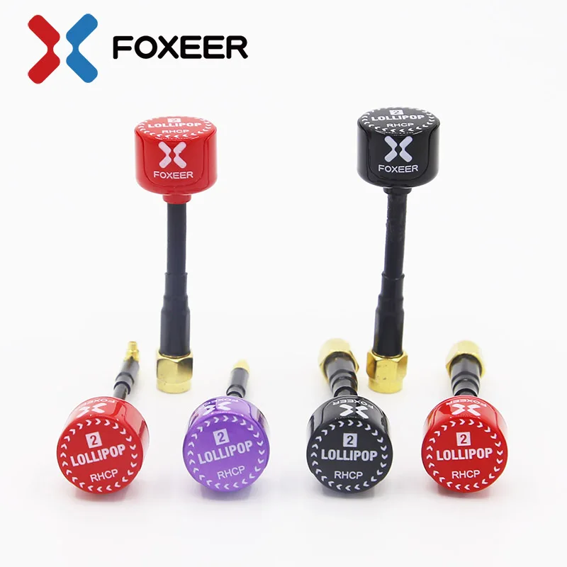 Фото 2 шт. Foxeer Lollipop 5 8 Г 2.3dBi RHCP Супер Мини FPV антенна SMA/RP SMA/straighmmcx для радиоуправляемого 2 шт. Foxeer Lollipop 5 8 Г 2.3dBi RHCP Супер Мини FPV антенна SMA/RP SMA/straighmmcx для радиоуправляемого