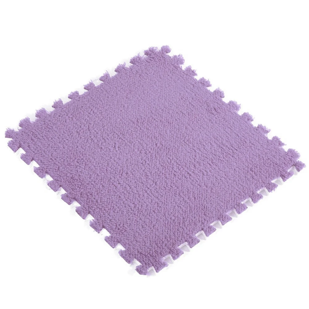 Ребенок ползает коврики покрытие для пола Сращивание ковры 30*30*0,6 см EVA пластик пены 30*30*0,6 30*30*0,6 водостойкий противоударный - Цвет: purple