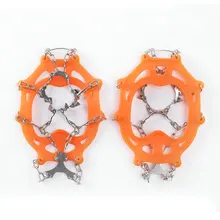 8 зубьев 1 пара Нескользящие стальные скобы из нержавеющей стали